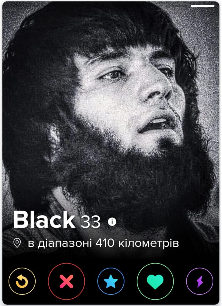 Un guerrero checheno barbudo apodado 