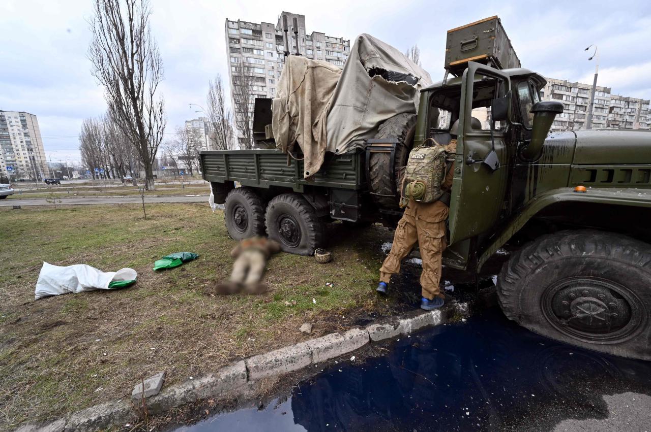 Las fuerzas ucranianas presuntamente dispararon a los rusos disfrazados