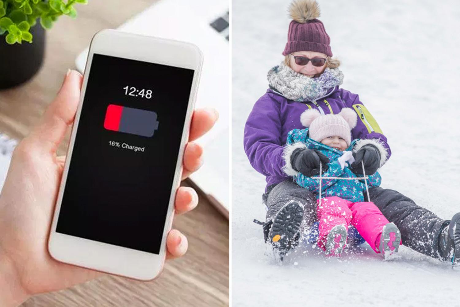 Usar el iPhone de Apple en climas fríos puede causar serios problemas con la batería del teléfono
