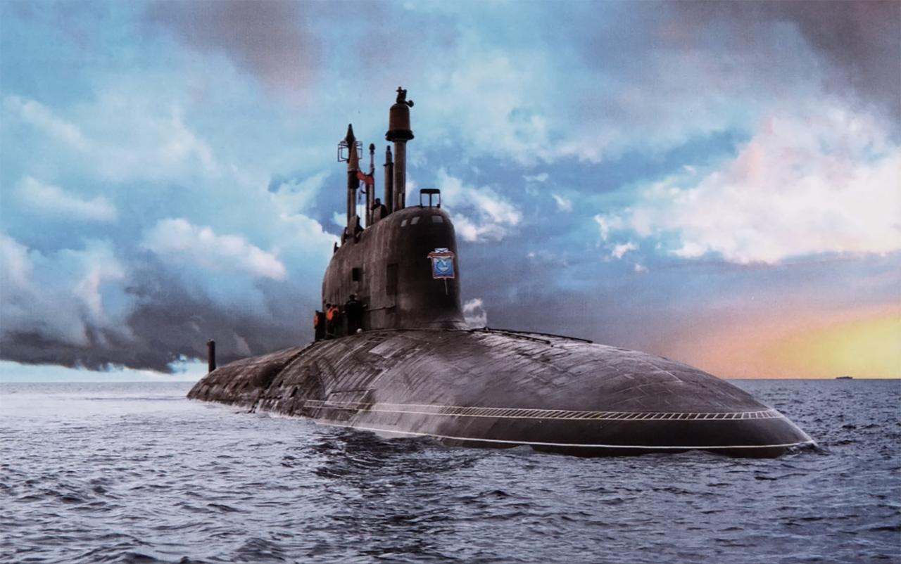 Los submarinos K-549 pueden disparar 20 misiles 6,000 millas