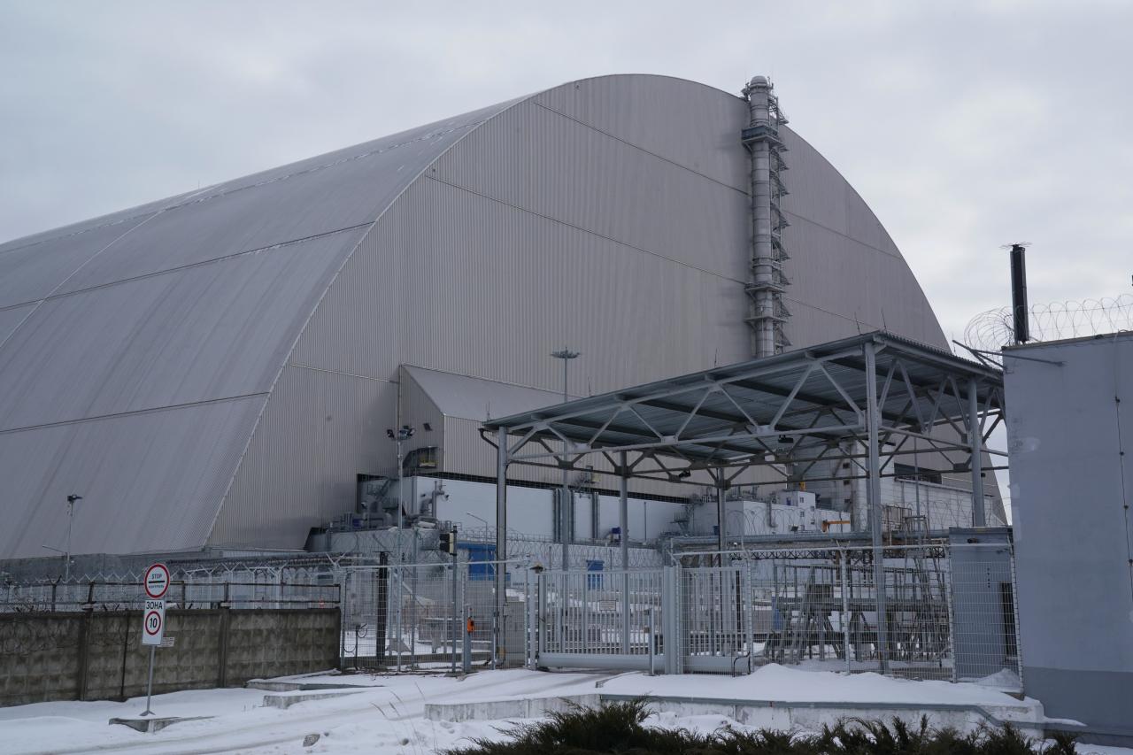 Los combates estallaron hoy cerca del reactor enterrado de Chernobyl