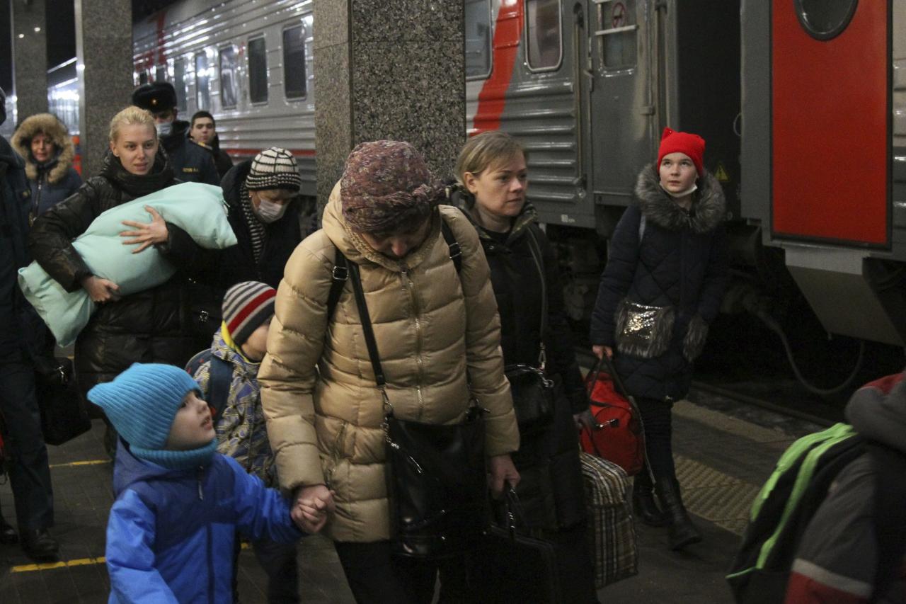 Ayer por la tarde, personas de la región de Donetsk partieron hacia residencias temporales en Nizhny Novgorod.