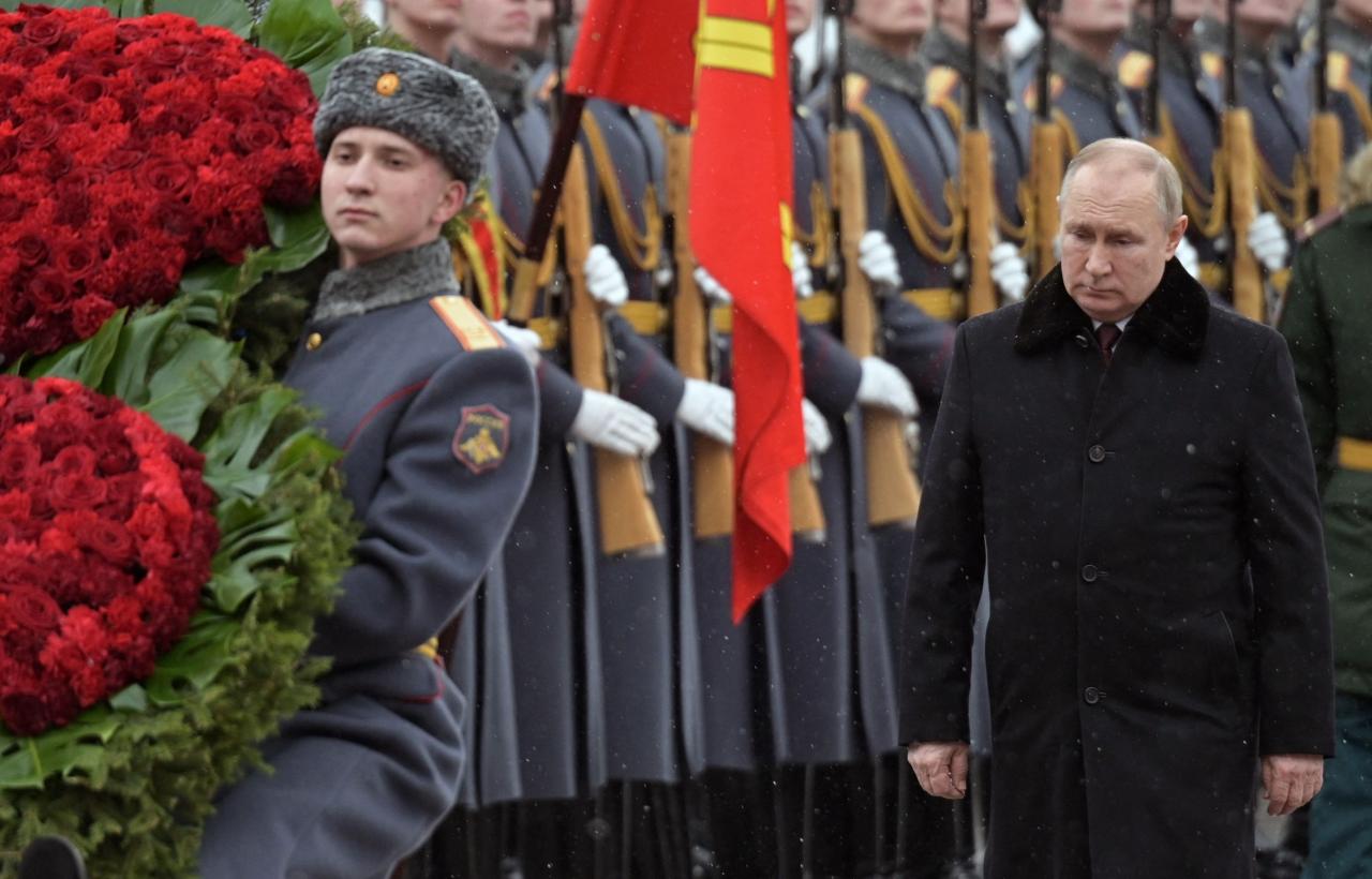 Putin en la celebración del Día del Defensor de la Patria