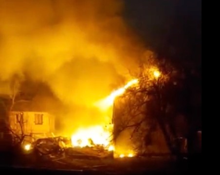 Un avión de combate ucraniano fue derribado sobre Kiev
