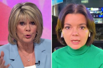 La invitada de Loose Women se vio obligada a abandonar el estudio ucraniano después de que se activara la advertencia de redada