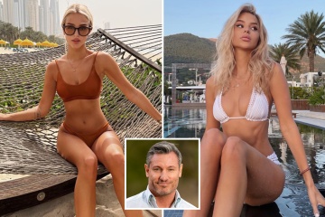 EastEnders Dean Gaffney se acerca al modelo ruso de casi la mitad de su edad