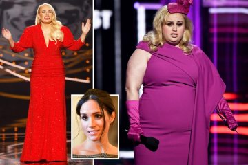 Rebel Wilson, la presentadora de Baftas, está en la quinta pérdida de peso y tiene como objetivo patear a Meghan