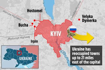 Ucrania está expulsando a los rusos de Kiev con señales de que la resistencia está aplastando a las fuerzas de Putin