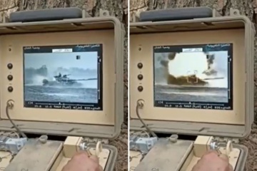 Imágenes al estilo Call of Duty muestran a un soldado ucraniano que destruyó un tanque ruso