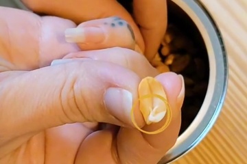 La gente se vuelve loca cuando se da cuenta de que hay una cara de animal en cada maní