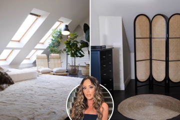 Charlotte Crosby revela un increíble cambio de imagen para su habitación en el ático