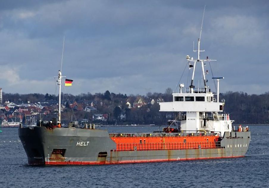 El buque de carga The Helt se hundió cerca de Odessa, Ucrania