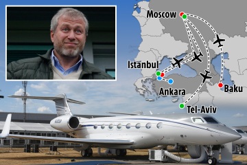 El avión de Abramovich 'aterriza en Tel Aviv' cuando se advierte a Israel que no es un refugio seguro