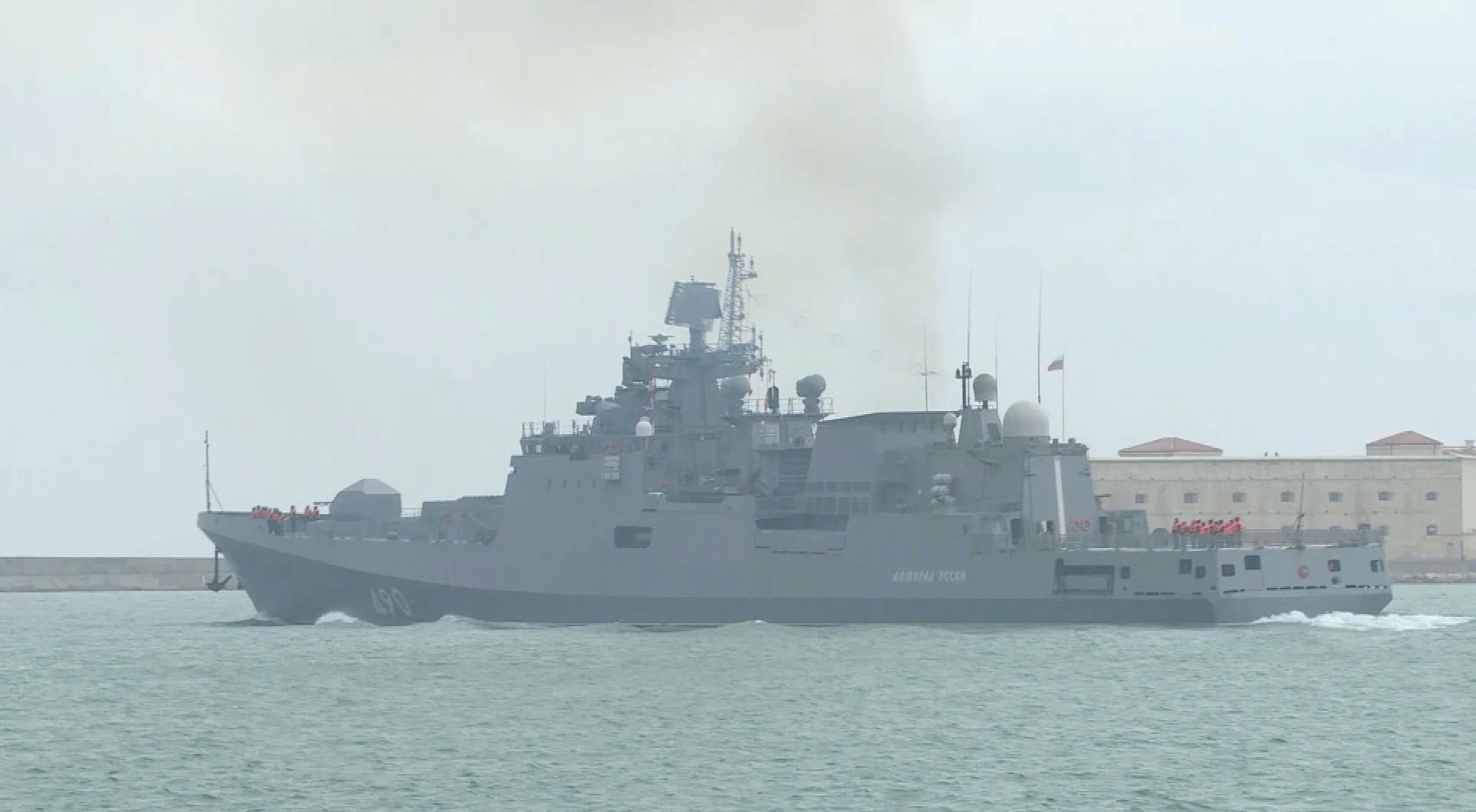 Las tropas rusas se rebelaron a bordo de los barcos de Putin