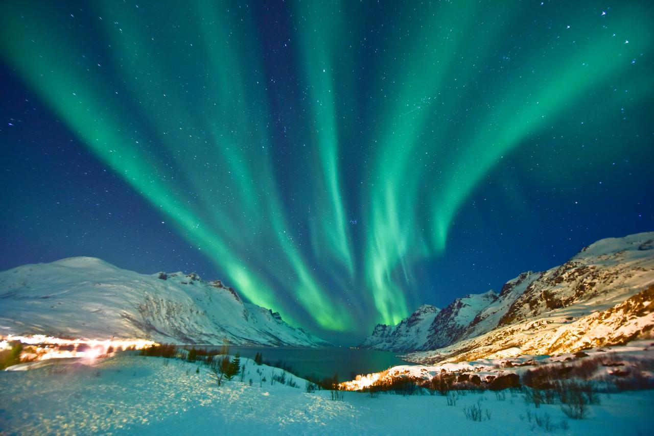 La aurora boreal es considerada una de las siete maravillas naturales del mundo