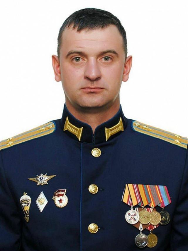El teniente coronel Denis Glebov murió en la batalla en Chuhujów