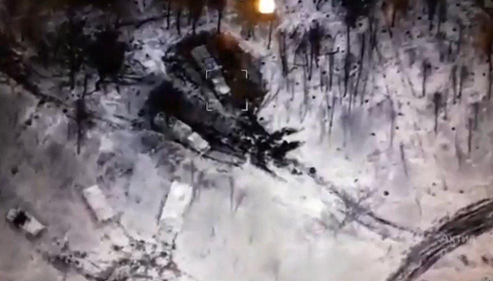 Funcionarios ucranianos dicen que su fuerza aérea destruyó un puesto de control hostil hacia Kiev