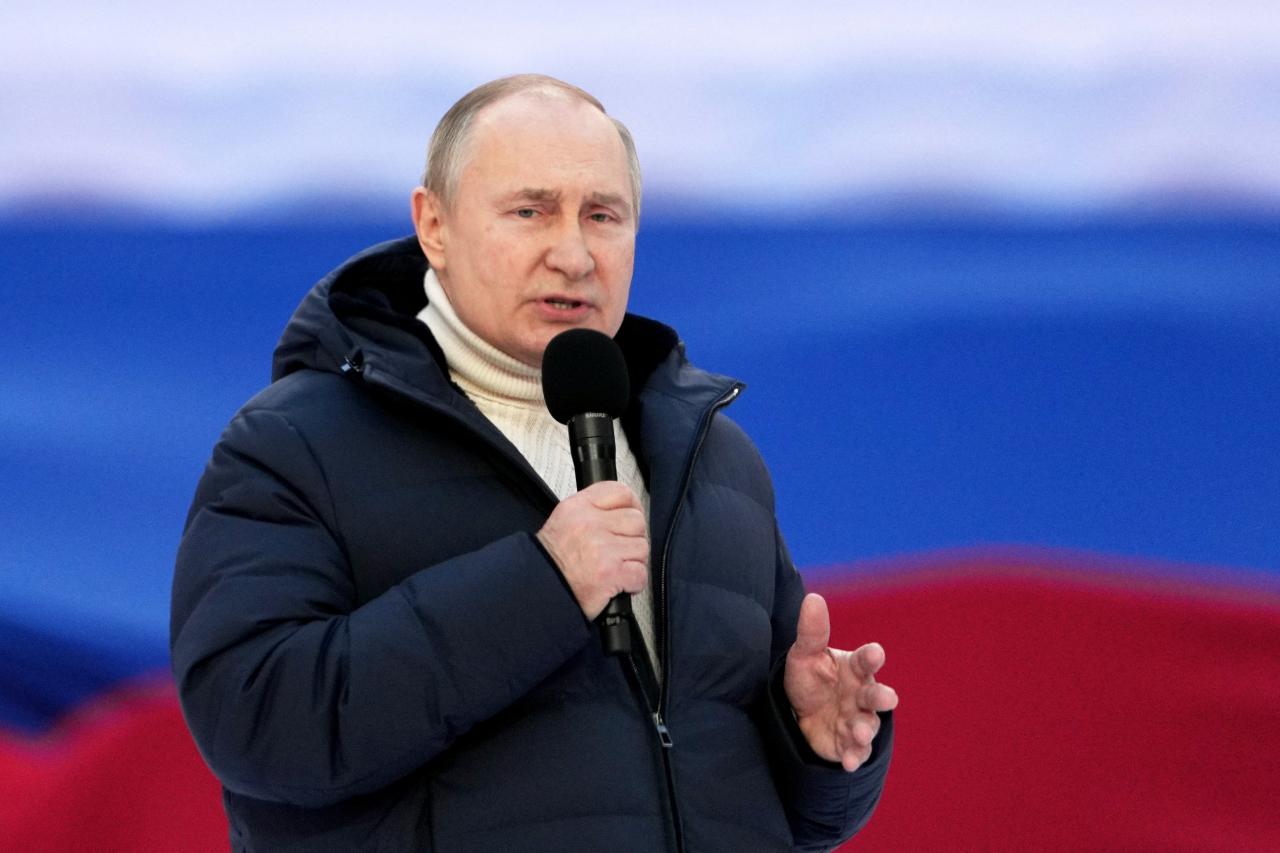 El presidente ruso sigue alimentando la histeria de la guerra