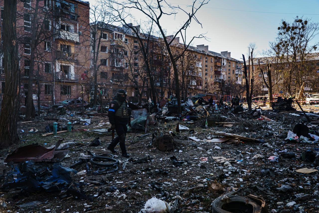 Kiev está bajo fuego constante mientras continúa la guerra de Putin