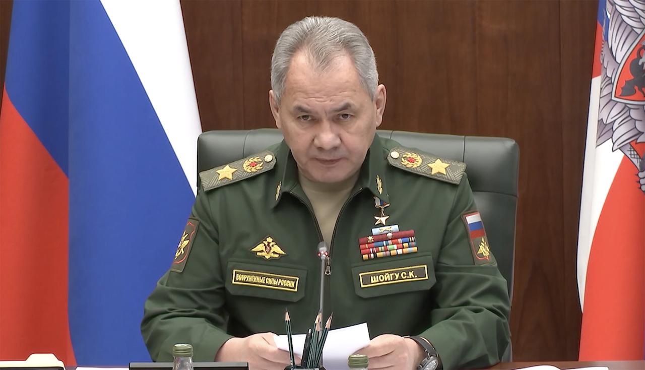 Sergei Shoigu dijo que las fuerzas rusas ahora se centrarán en 
