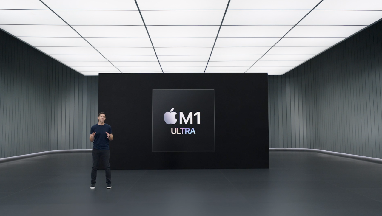 Apple revela el nuevo chip M1 Ultra