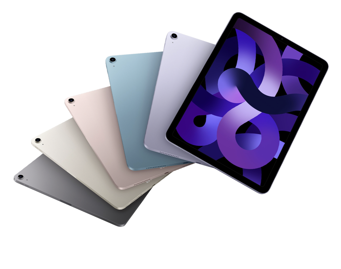 Hay cinco nuevos colores para iPad Air para elegir