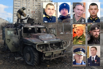 Putin pierde un TERCER general mientras 11 comandantes mueren en el caos de la invasión