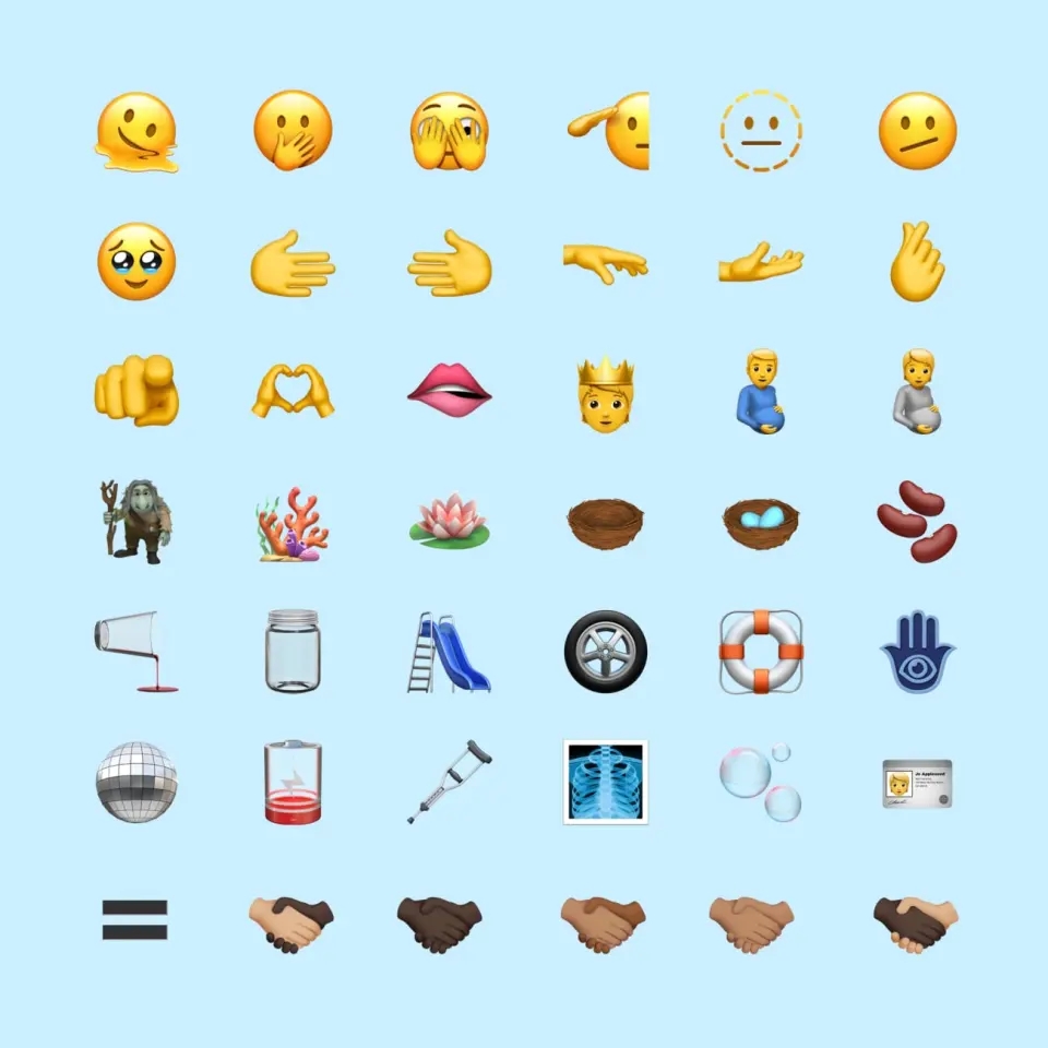 Nuevos emojis configurados para ejecutarse en iOS 15.4
