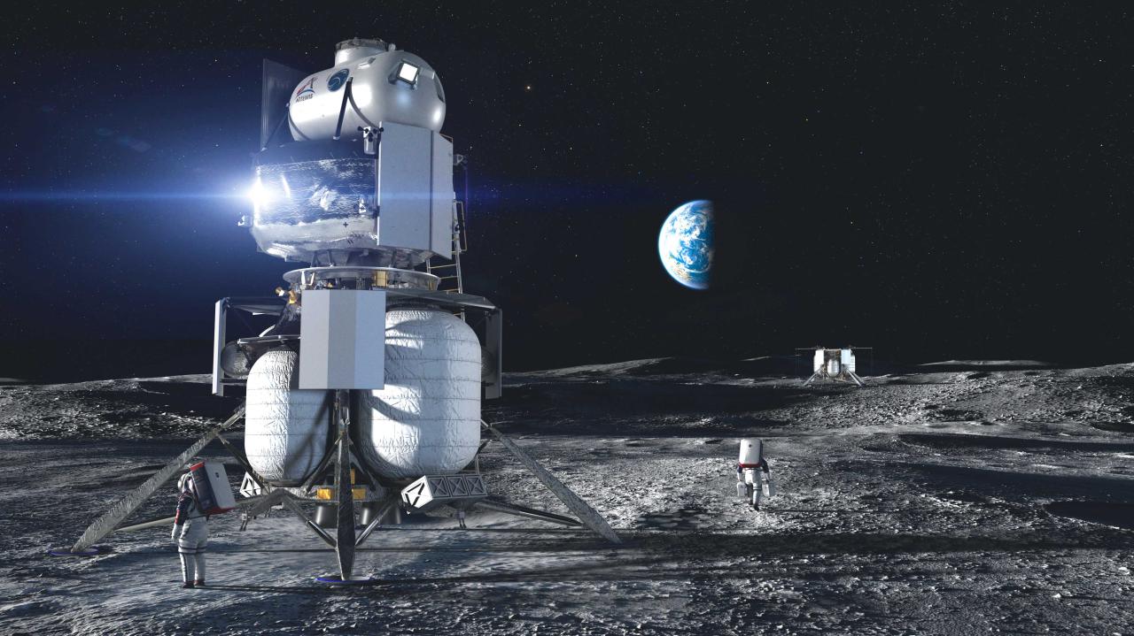Blue Origin de Jeff Bezos tenía su propio diseño para un módulo de aterrizaje lunar tripulado