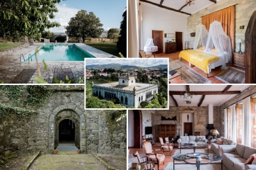 Puedes alquilar un castillo completo en Portugal con 12 habitaciones y piscina por £ 42 / pp