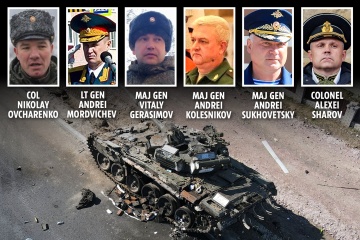 Putin pierde al decimoquinto comandante porque la peor muerte se ha producido en Rusia desde la Segunda Guerra Mundial