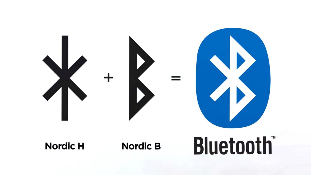 El logotipo de Bluetooth es una combinación de las iniciales del rey Harald en el vellón nórdico