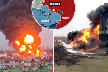 El Kremlin se queja descaradamente de la destrucción por parte de Ucrania de un depósito de combustible en suelo ruso