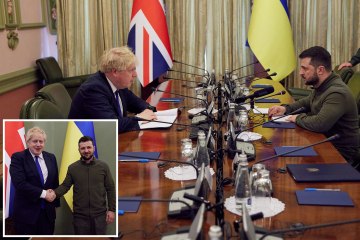 Gran Bretaña envía cohetes a la armada de Putin cuando Boris visita al