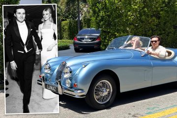 Brooklyn y Nicola conducen por 500.000  Jag libra cuando aparecen las primeras fotos oficiales de la boda