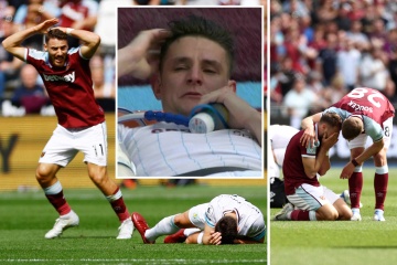 West Ham entre lágrimas mientras Westwood se estira de una lesión de película de terror