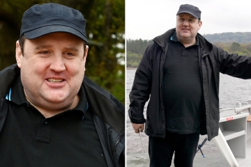 Peter Kay rara vez aparece en público para lanzar un barco