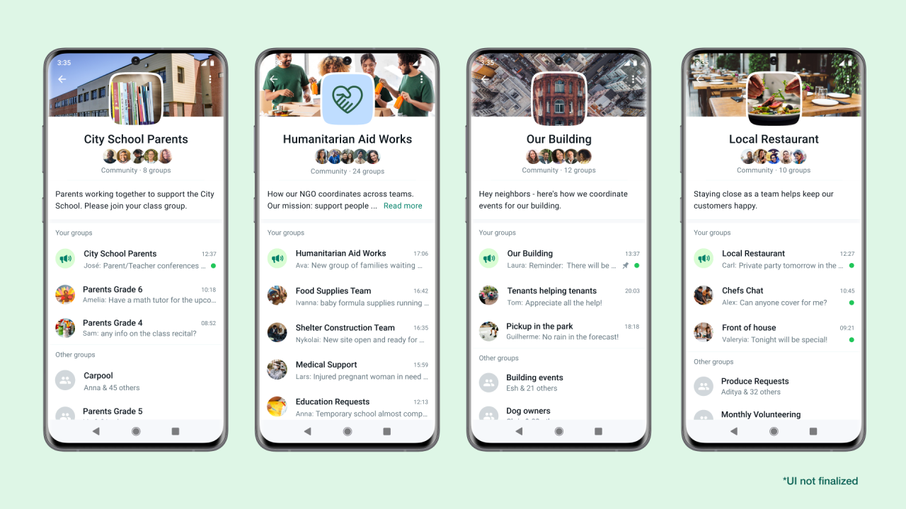 Una nueva función para la comunidad de WhatsApp