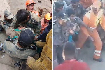 Miracle as a Boy, 1, se salvó después de DOS DÍAS de estar atrapado a 60 pies bajo tierra