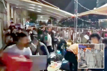Compradores hambrientos saquean un supermercado en medio del bloqueo de Covid más duro del mundo