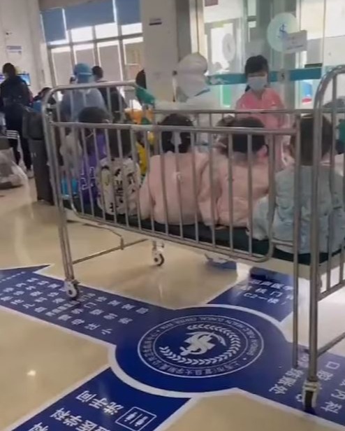 Los niños son transportados en cunas por todo el hospital, separados de sus padres.