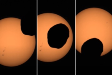 Impresionante video de un eclipse solar en Marte capturado por un rover de la NASA