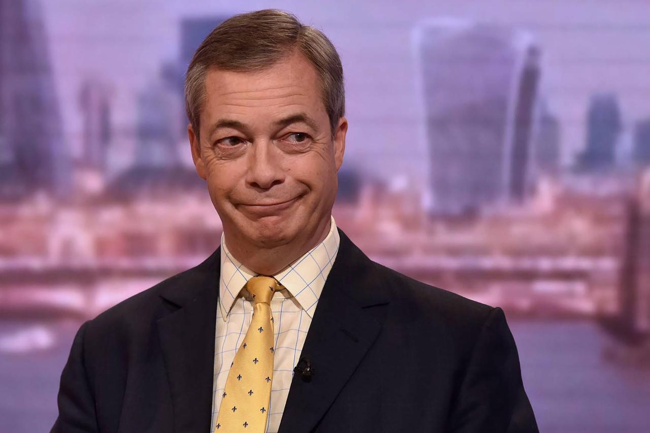 Farage entregó a Donald Trump un dossier con todas las críticas de Piers hacia él