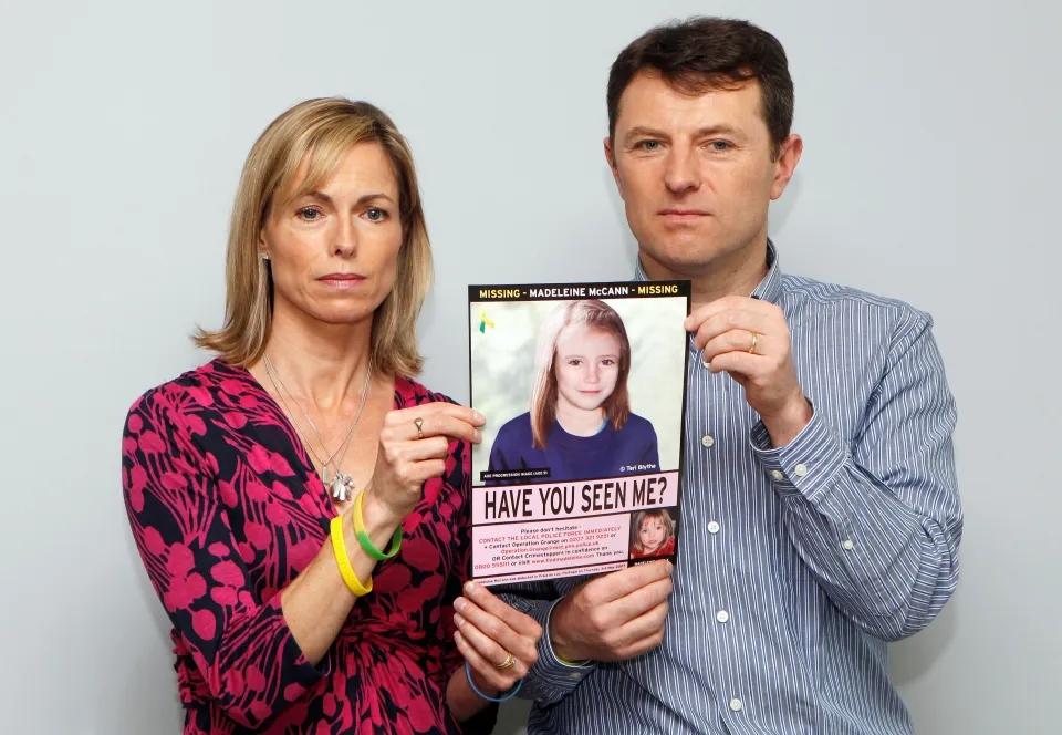 Kate y Gerry McCann llevan casi 15 años buscando a su hija