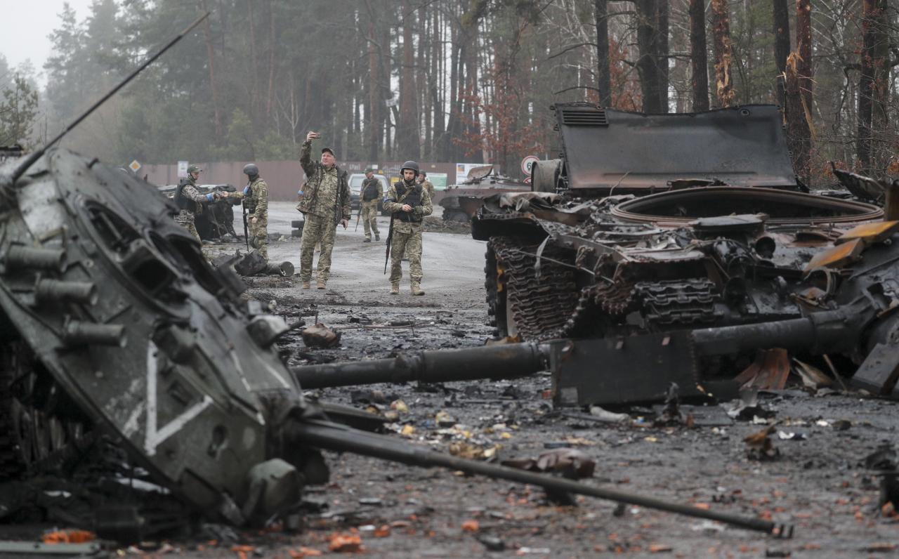 Los soldados ucranianos recuperaron el control del área alrededor de Kiev