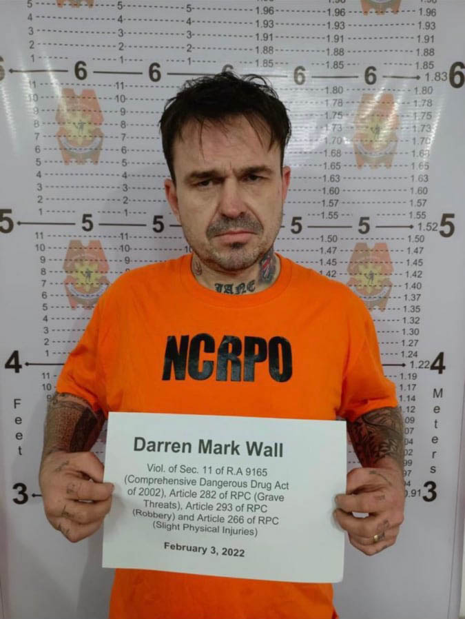 Disparo policial de Darren Wall en Filipinas
