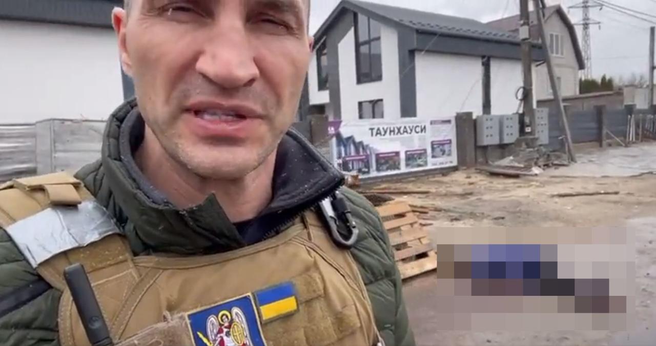 Vladimir Klitschko publicó un video de los civiles ejecutados en Buczan