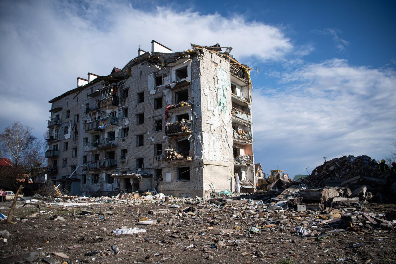 Borodyanka es una de las pocas ciudades que han sido liberadas por las tropas ucranianas en los últimos días