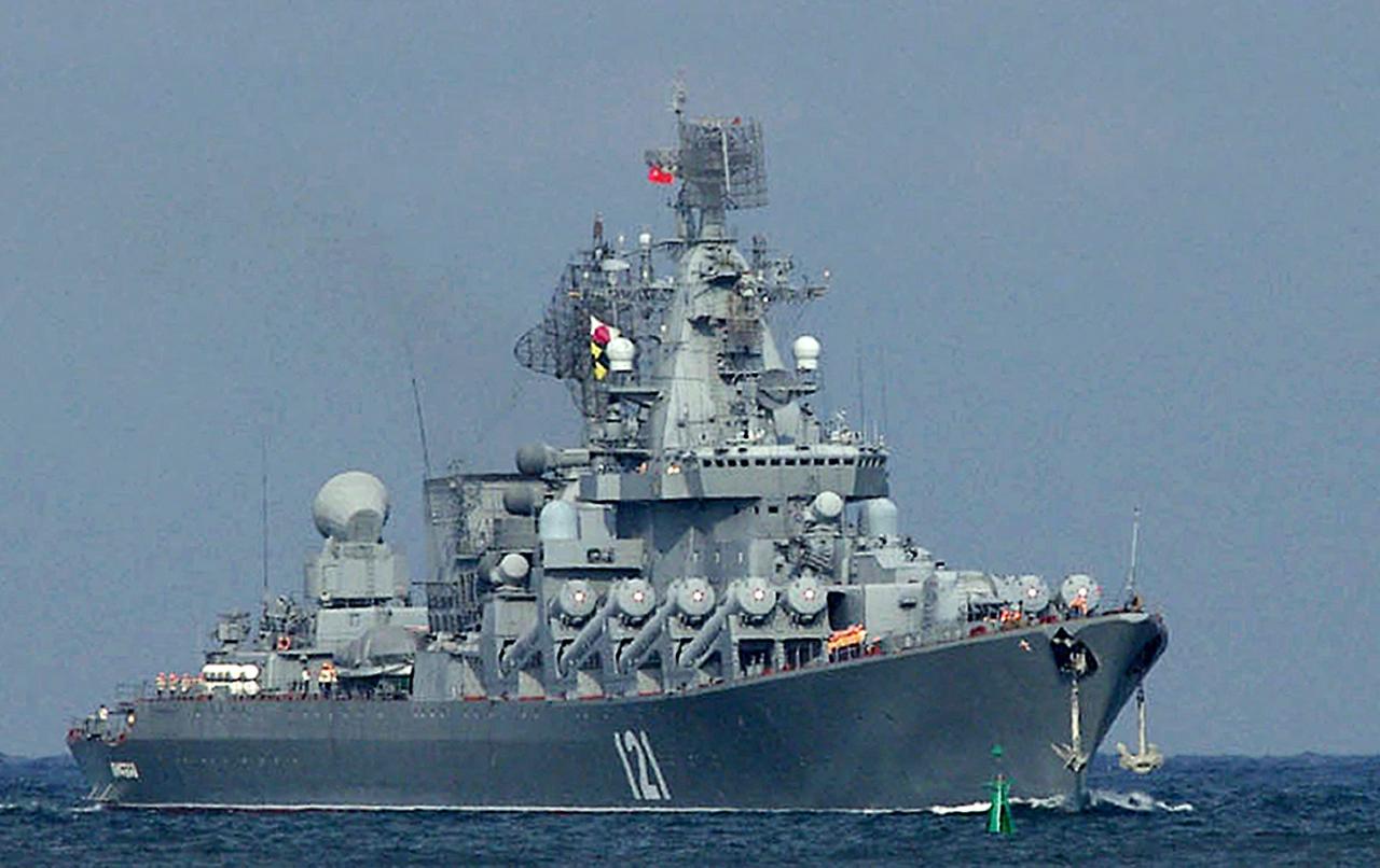 Después del hundimiento de Moscú, el crucero de misiles insignia de Rusia la semana pasada