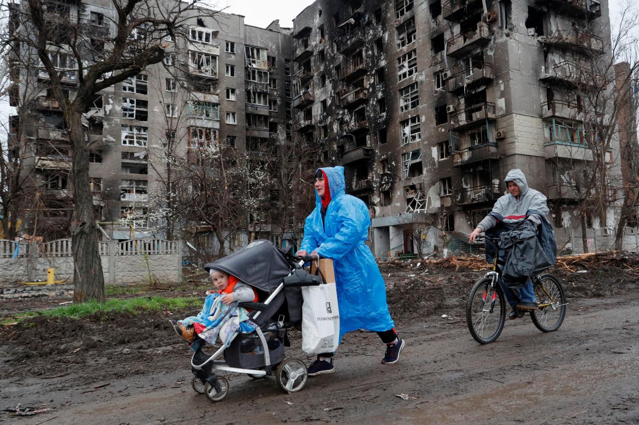 Mariupol quedó devastada con semanas de bombardeos rusos